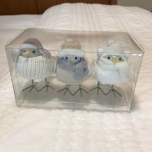 Target Wondershop Featherly Friends 3 Piece Neutral Mini Bird Set 2023 - NIB